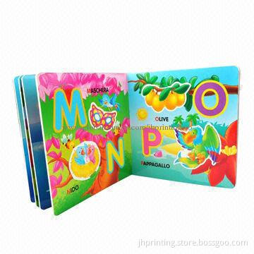 Children's Board Book, Made of 250g C1S, OEM Orders are Welcome, Working with Publisher